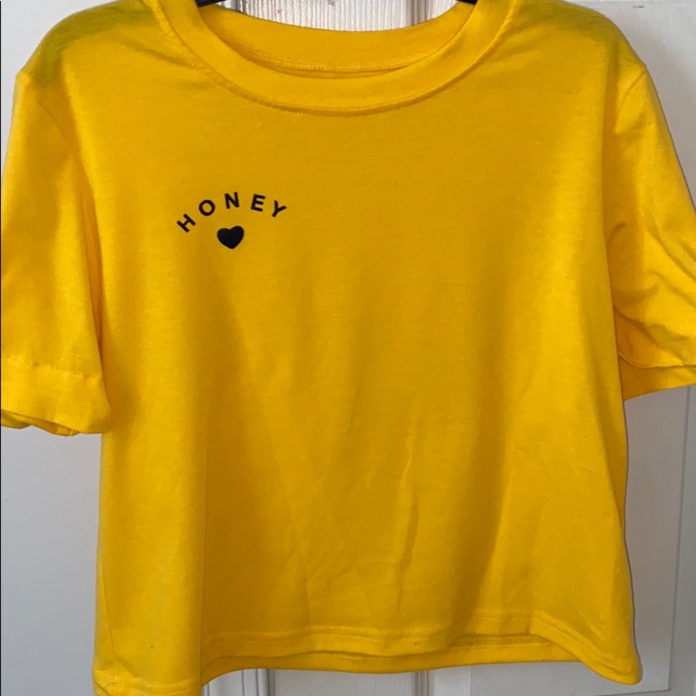 Yellow Crop Top